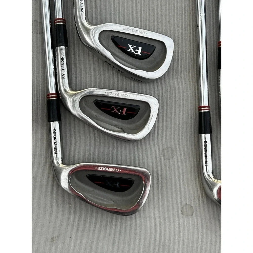 RAM FX Oversize Iron Set LH 3-9 & W‎ Steel Shaft Stiff Flex Golf Clubs